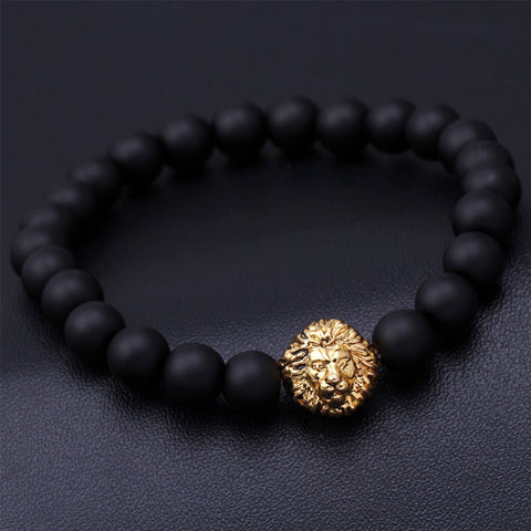 Bead bracelet buddha bracelet pulseiras masculinas natural stone