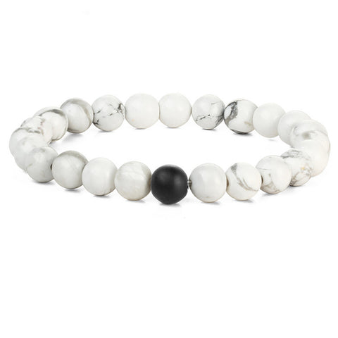 Buddha Bracelet Jewelry Mixed Smooth Synthetic Stone Beads YOGA