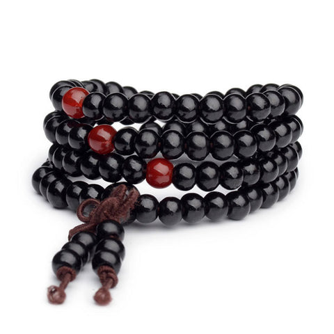 108 Beads Natural Sandalwood Buddhist Buddha