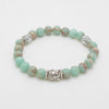 Natural Stone 7 Chakra Healing Balance Buddha Bracelet Yoga