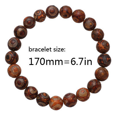 Brown Onyx Stone Beads Bracelet Beads Buddha