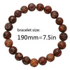 Brown Onyx Stone Beads Bracelet Beads Buddha