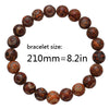 Brown Onyx Stone Beads Bracelet Beads Buddha