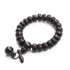 Hand-carved Peachwood Malas Tibetan Buddhist Prayer Bracelet