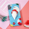 Squishi Phone Case for iPhone 7 7 plus 3D Cute Soft Silicone Pappy Squishy Cat for i6 6s plus