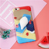 Squishi Phone Case for iPhone 7 7 plus 3D Cute Soft Silicone Pappy Squishy Cat for i6 6s plus