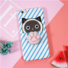 Squishi Phone Case for iPhone 7 7 plus 3D Cute Soft Silicone Pappy Squishy Cat for i6 6s plus