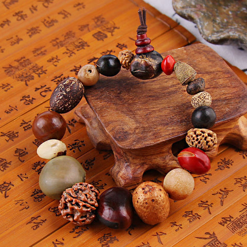 Bodhi Seed Tibet Buddhist Prayer Beads Mala Bracelet Buddha